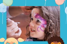 Face painting available