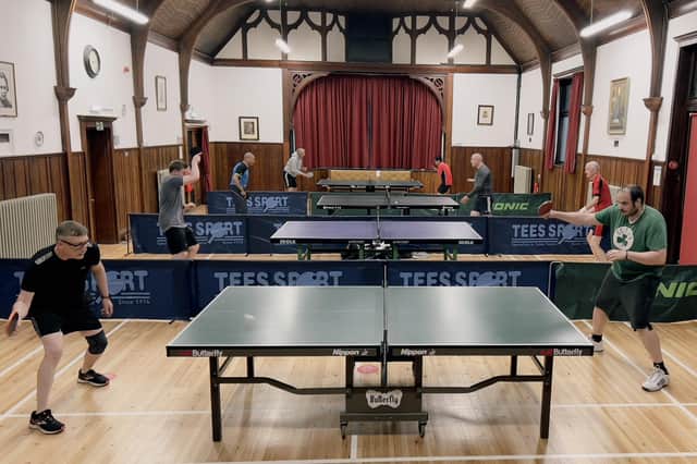 Leighton Buzzard Table Tennis Club now have room for four match tables at their new home of Wing Village Hall