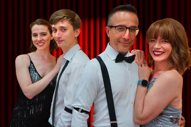 Sophie Dean, Charles Merritt, Karl Rachwal and Emma Brown - all set for 'The Cabaret Club'