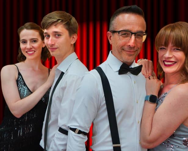 Sophie Dean, Charles Merritt, Karl Rachwal and Emma Brown - all set for 'The Cabaret Club'