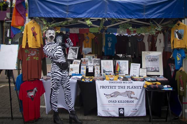 Chad would like to thank Leighton-Linslade Town Council for putting on LB Pride. Image: Chad Killoran.