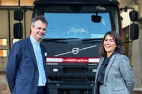 Councillor Simon Rouse and new Chief Fire Officer and Chief Executive Officer, Louise Harrison