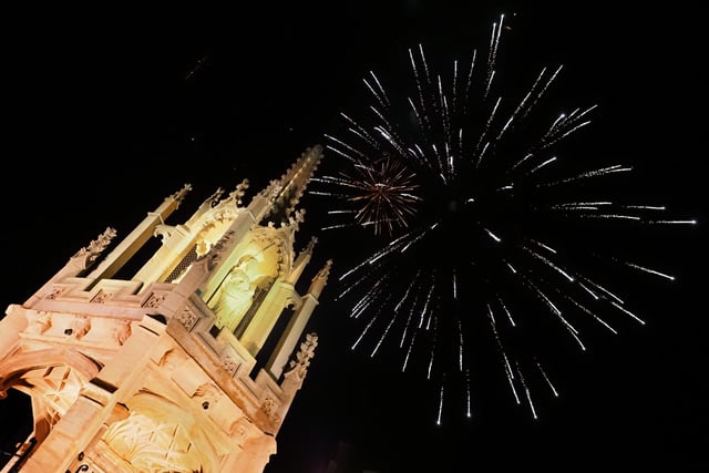 Fireworks over the Market Cross - Photo Tony Margiocchi