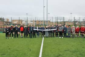 The new pitch at Vandyke Upper School in Leighton Buzzard