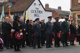 Remembrance Sunday Leighton Buzzard 2021 (Photo by Jane Russell).