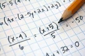 Maths stock image