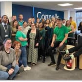 Connells colleagues support Wear It Green day for Mind. Image: Connells Group.