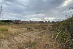 Land on which the industrial units would sit.