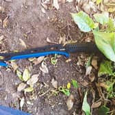A zombie-style knife found in Bedford. Picture: Bedford Community Policing Team