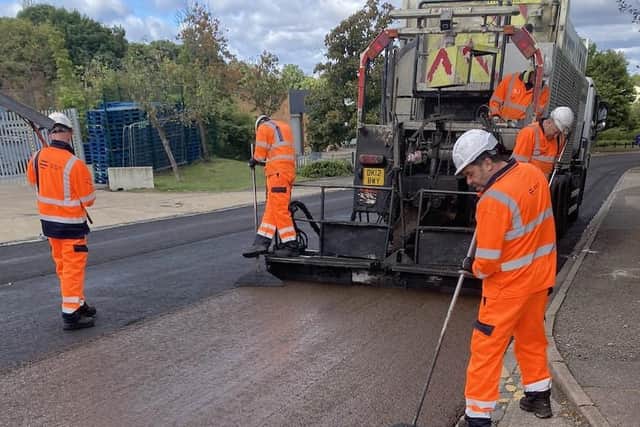 Central Bedfordshire Council is carrying out preventative road maintenance ahead of the winter months
