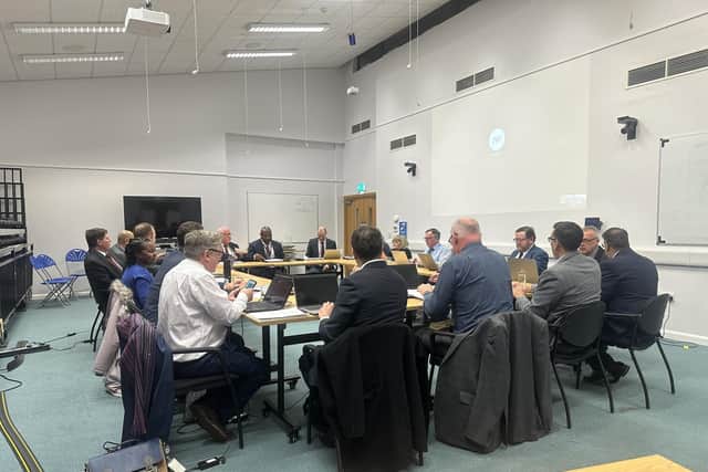 Bedfordshire Police and Crime Panel, February 7, 2024, held at Dunstable Community Fire Station Photo: LDRS