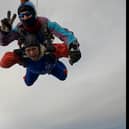Stanbridge mum Danielle Cross beats her fear of flying by taking part in a charity skydive for the children of Gaza. She's already raised £1,700 for Save the Children.