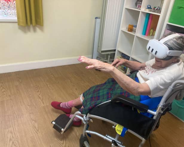 Exploring new worlds from the comfort of home! Care home residents enjoy immersive VR experience.