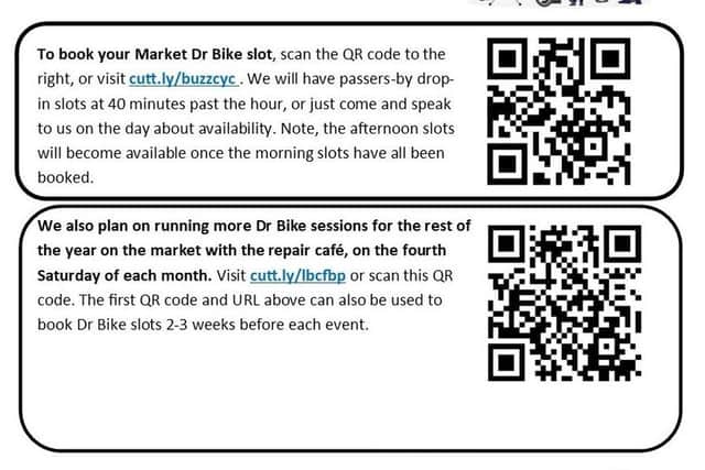 Dr Bike session - 30 September 2023 - at Leighton Buzzard Market