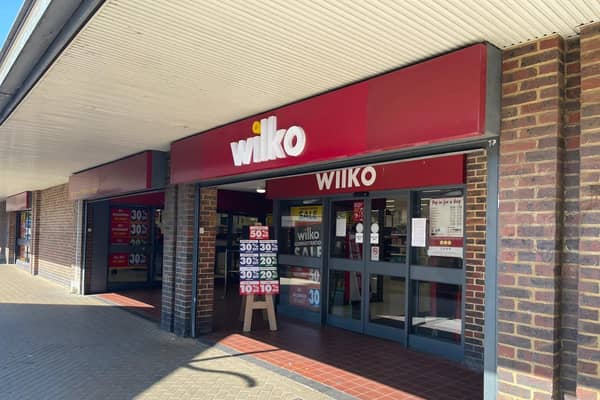 Outside of a Wilko store. (Picture: Andrew Selous MP)