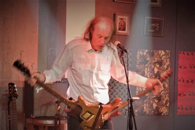 John Otway at The Crooked Crow - madness at it's best! 