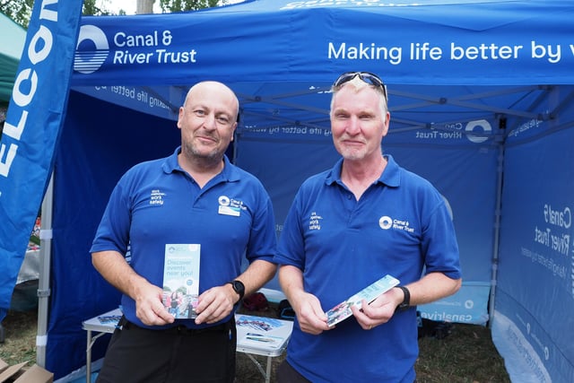The Canal and River Trust was on hand to help educate festival goers