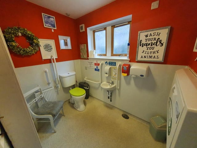 Cafe toilet.