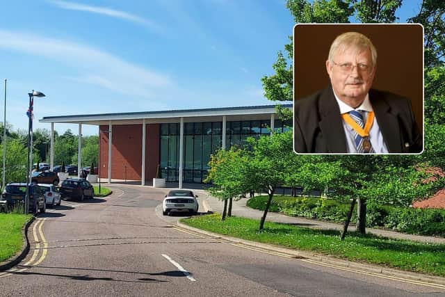 Central Bedfordshire Council and inset, cllr Russ Goodchild