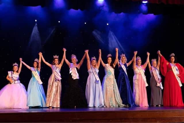 Susan (second right) with the European and UK Queens. Image: Ant Bradshaw Photography.