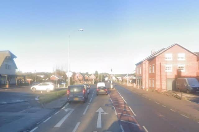 The A5 through Hockliffe. Image: Google.