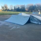 The refurbished skate park
