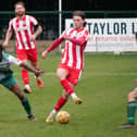 Action from Saturday's game with Biggleswade. Photo by Andrew Parker.