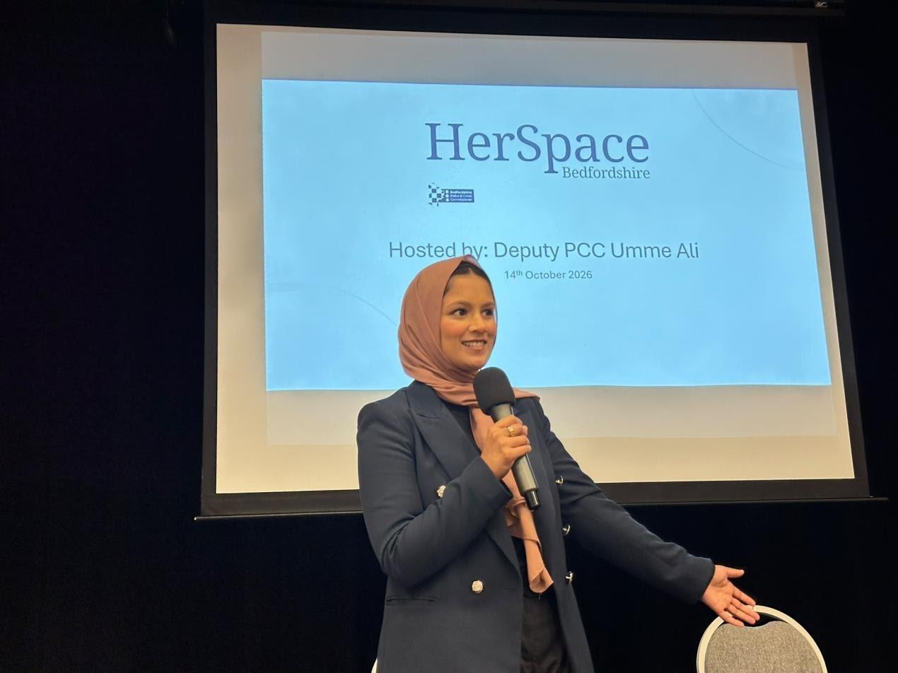 HerSpace event held to promote support for women and girls across Bedfordshire