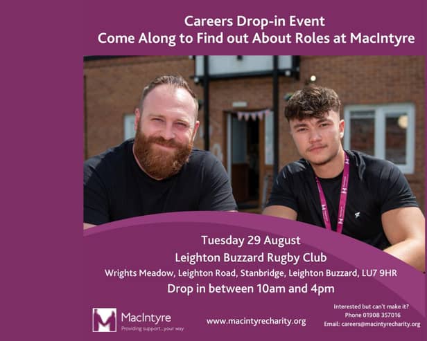 The jobs fair will be held at Leighton Buzzard Rugby Club