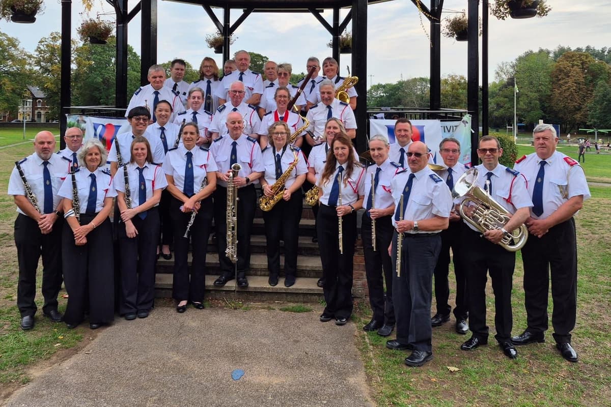 Sleaford Rbl Bedfordshire RBL Band celebrate a triumphant year in Leighton Buzzard