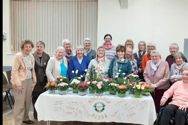 The final meeting of Houghton Regis WI after 78 years of service to the community