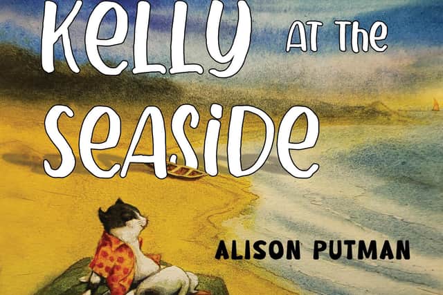 The book, Kelly at the Seaside, is beautifully illustrated and educational