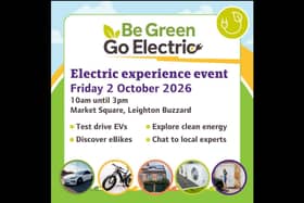 Be Green Go Electric. Image: Central Bedfordshire Council.
