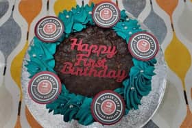 The Repair Cafe in Leighton Buzzard celebrated its 1st birthday last month with a cake brownie made by FG Bakery