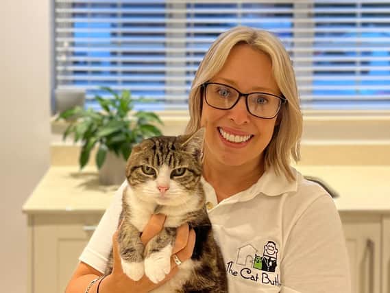 Lara Bradford has set up her cat care business