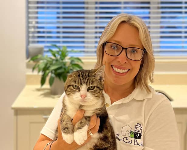 Lara Bradford has set up her cat care business