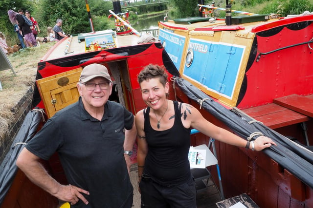 Festival goers could learn about life on the canal