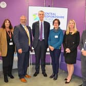 MP Andrew Selous celebrates the opening of Central Bedfordshire's College Chartmoor Road campus to engineering apprentices