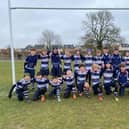 The Leighton Buzzard Rugby Club under 12s players. PIC: David Parker