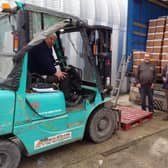 The shipment contained over 10,500 shoebox gifts to be delivered to Romania