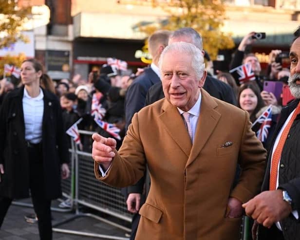 King Charles' first New Year's Honours List has been announced. Our picture shows the King on a recent visit to Luton