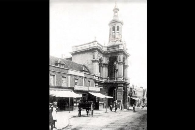 The Corn Exchange, Lake Street, circa 1900.