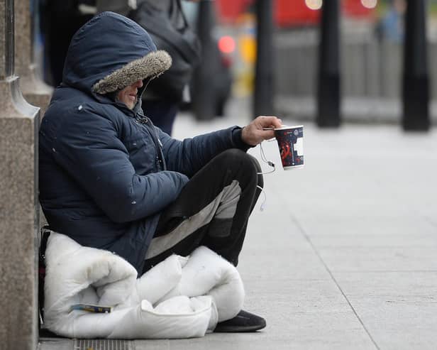 Up to 1,000 people in Central Bedfordshire will be homeless this Christmas - stock picture