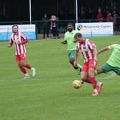 Action from Leighton's defeat at home to Kempston on Saturday. Photo by Andrew Parker.