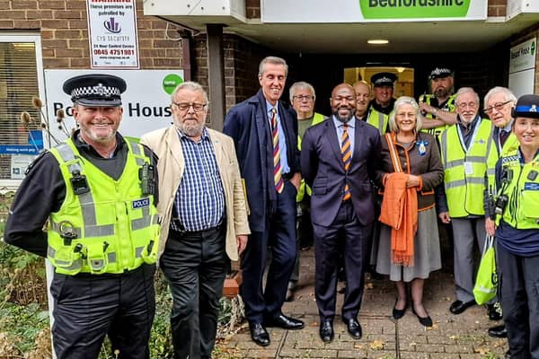 The new policing hub for Leighton Buzzard was launched at Bossard House in September