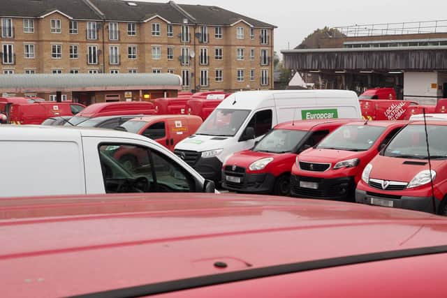 The CWU claims the Royal Mail is renting white vans at £80 a day. Photo: Tony Margiocchi