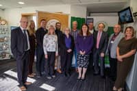 MP Alex Mayer was among guests at celebrations marking the 50th anniversary of Oak Bank School