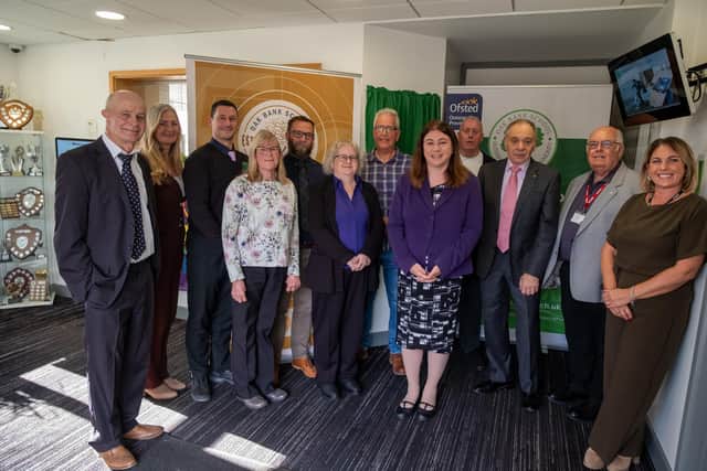 MP Alex Mayer was among guests at celebrations marking the 50th anniversary of Oak Bank School