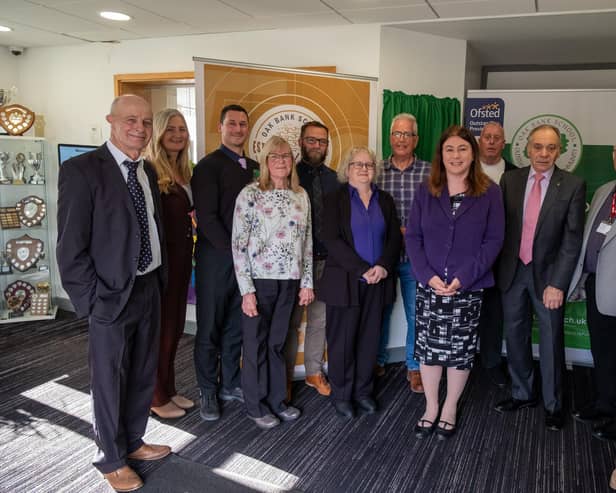 MP Alex Mayer was among guests at celebrations marking the 50th anniversary of Oak Bank School