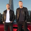 New reports say Freddie Flintoff has quit Top Gear. Pictured: Freddie with Paddy McGuinness and Chris Harris.